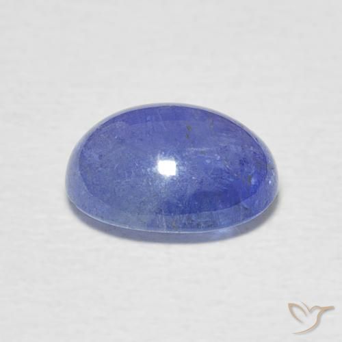 9,17 ctw natürlicher Intensives Violettblau Tansanit, Oval, Lichtdurchlässig