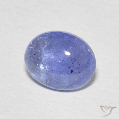 9,17 ctw natürlicher Intensives Violettblau Tansanit, Oval, Transparent