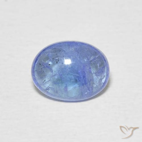1.46ct Natürlicher hellviolett-blau Tansanit, Oval, Transparent