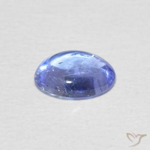 9,17 ctw natürlicher Hellviolettes Blau Tansanit, Oval, Transparent