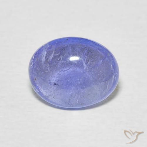2.09ct Natürlicher Intensives Violettblau Tansanit, Oval, Transparent