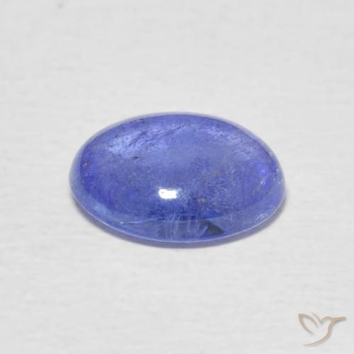 9,17 ctw natürlicher Intensives Violettblau Tansanit, Oval, Transparent