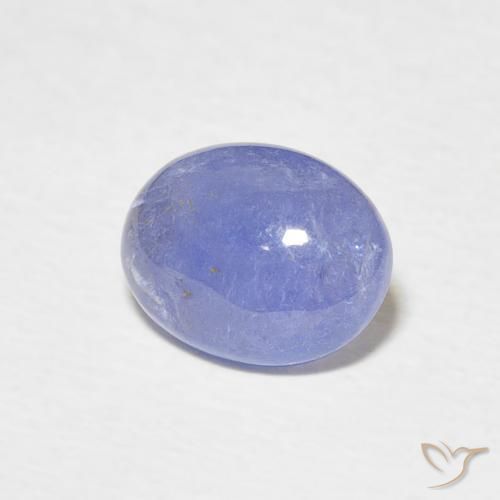 9,17 ctw natürlicher violett-blau Tansanit, Oval, Lichtdurchlässig