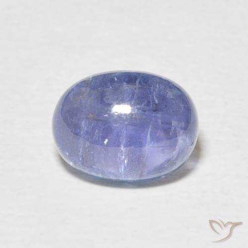 3.01ct Natürlicher Hellviolettes Blau Tansanit, Oval, Transparent