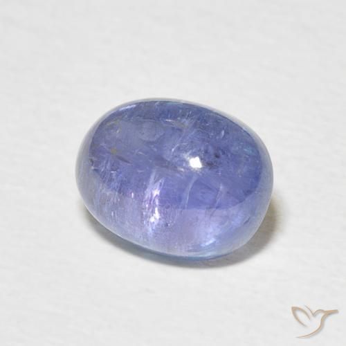 9,17 ctw natürlicher Hellviolettes Blau Tansanit, Oval, Transparent