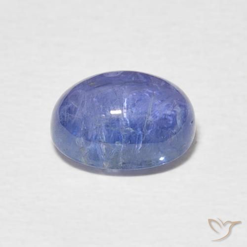 9,17 ctw natürlicher Hellviolettes Blau Tansanit, Oval, Transparent
