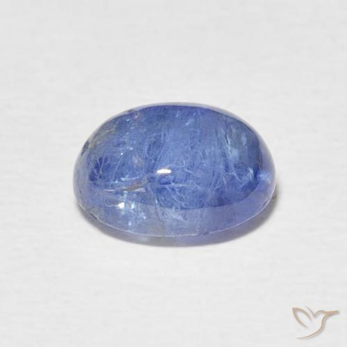 9,17 ctw natürlicher tiefblau Tansanit, Oval, Transparent