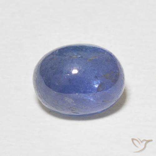 2.92ct Natürlicher Elektrisches Lila Blau Tansanit, Oval, Lichtdurchlässig