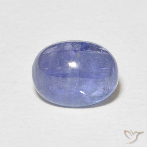 3.87ct Natürlicher tiefblau Tansanit, Oval, Lichtdurchlässig