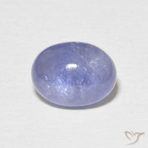 2.36ct Natürlicher Elektrisches Lila Blau Tansanit, Oval, Transparent