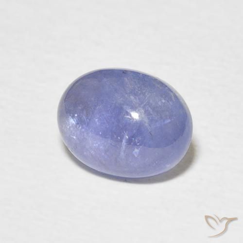 9,17 ctw natürlicher Elektrisches Lila Blau Tansanit, Oval, Transparent