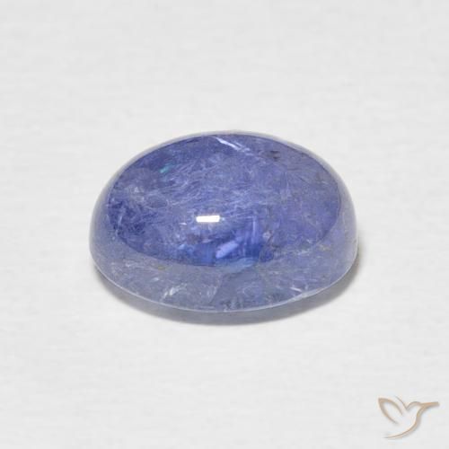 9,17 ctw natürlicher tiefblau Tansanit, Oval, Transparent