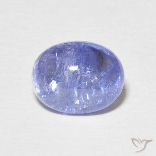 3.93ct Natürlicher tiefblau Tansanit, Oval, Transparent
