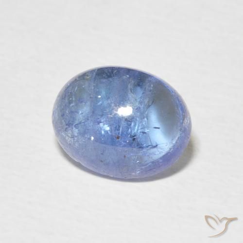 9,17 ctw natürlicher Baby blau Tansanit, Oval, Transparent