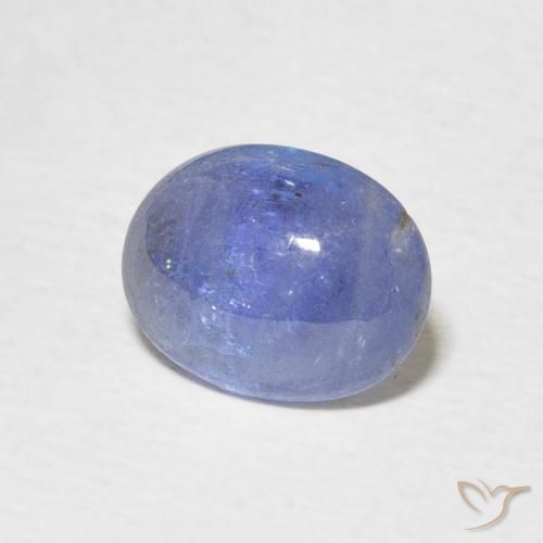 9,17 ctw natürlicher Elektrisches Lila Blau Tansanit, Oval, Transparent