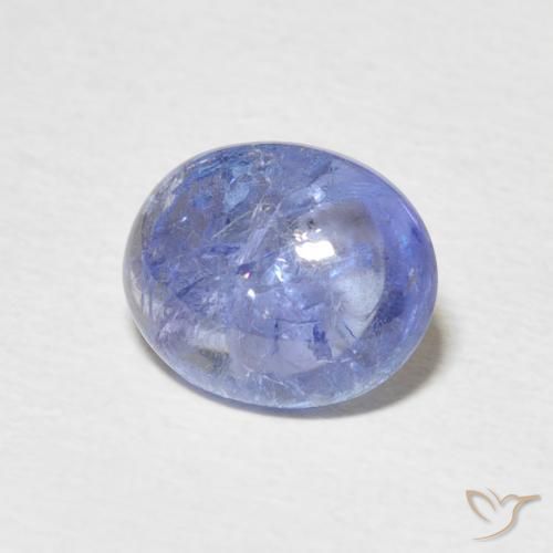 9,17 ctw natürlicher Elektrisches Lila Blau Tansanit, Oval, Transparent