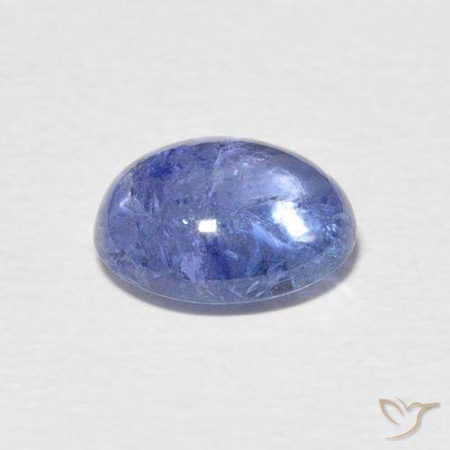9,17 ctw natürlicher Elektrisches Lila Blau Tansanit, Oval, Transparent