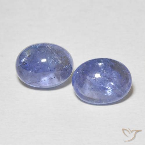 4.92ctw Natürlicher Intensives Blau Tansanit, Oval, Transparent