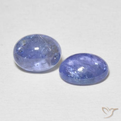 4.92 ct natürliche Intensives Blau Tansanit-Edelsteine, Oval, Transparent