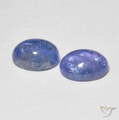 4.92 ct natürliche Intensives Blau Tansanit-Edelsteine, Oval, Transparent