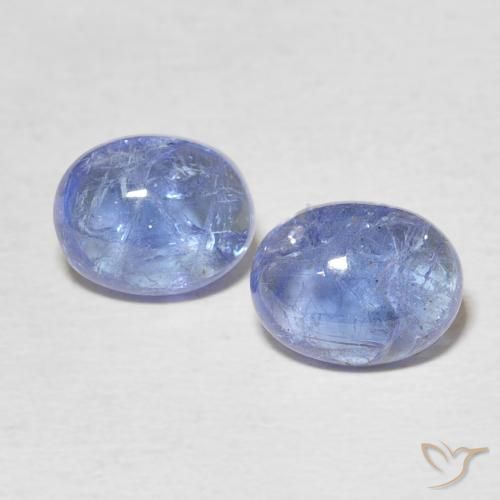 4.77ctw Natürlicher hellblau Tansanit, Oval, Transparent