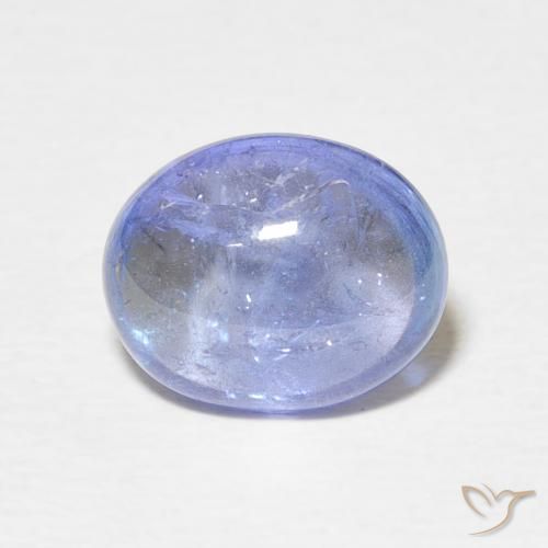 3.17ct Natürlicher hellblau Tansanit, Oval, Transparent