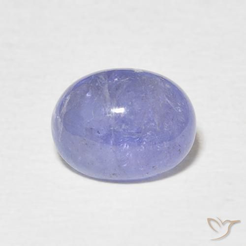 2.50ct Natürlicher Intensives Violettblau Tansanit, Oval, Lichtdurchlässig