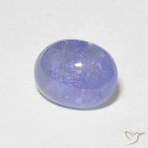 9,17 ctw natürlicher Intensives Violettblau Tansanit, Oval, Lichtdurchlässig