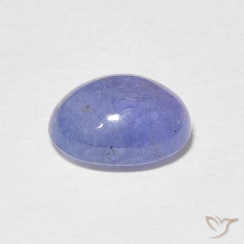 9,17 ctw natürlicher Intensives Violettblau Tansanit, Oval, Lichtdurchlässig