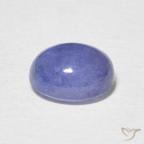 9,17 ctw natürlicher Intensives Violettblau Tansanit, Oval, Lichtdurchlässig