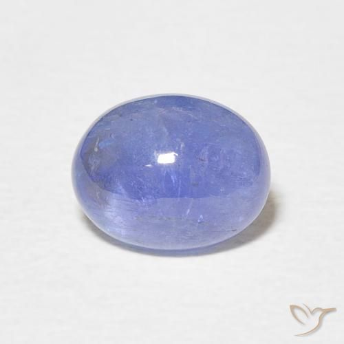 2.33ct Natürlicher Intensives Violettblau Tansanit, Oval, Lichtdurchlässig