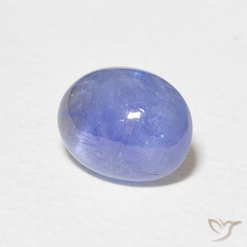 9,17 ctw natürlicher Intensives Violettblau Tansanit, Oval, Lichtdurchlässig
