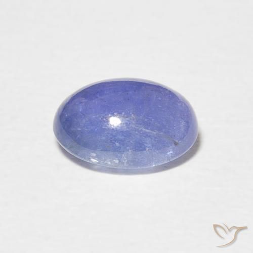 9,17 ctw natürlicher Intensives Violettblau Tansanit, Oval, Lichtdurchlässig