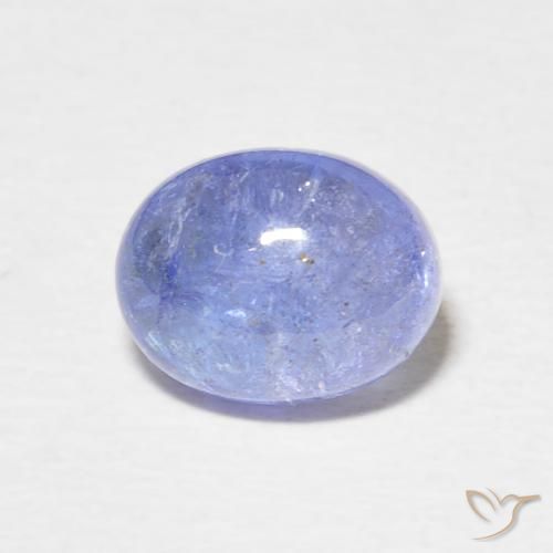 3.07ct Natürlicher violett-blau Tansanit, Oval, Transparent
