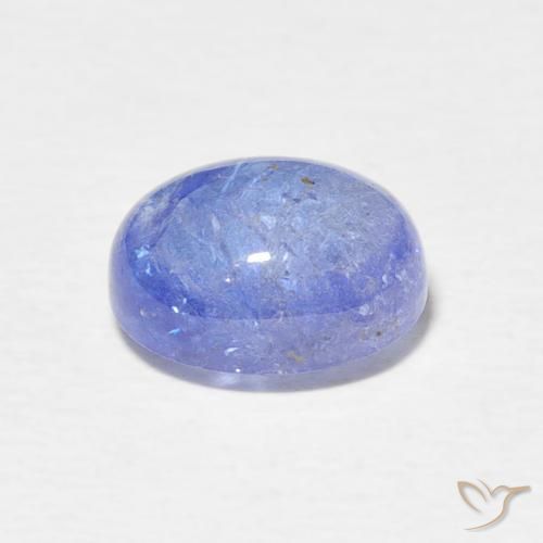 9,17 ctw natürlicher violett-blau Tansanit, Oval, Transparent
