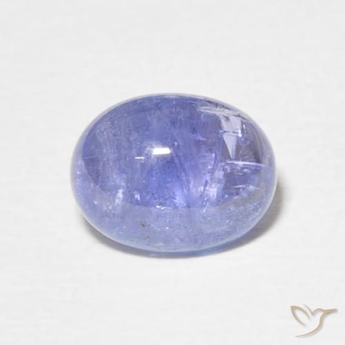 2.67ct Natürlicher violett-blau Tansanit, Oval, Transparent