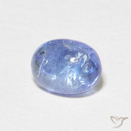 9,17 ctw natürlicher hellblau Tansanit, Oval, Transparent