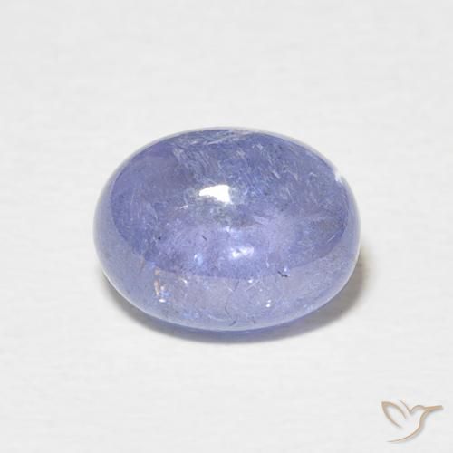 2.76ct Natürlicher violett-blau Tansanit, Oval, Transparent