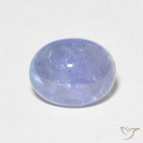 3.65ct Natürlicher Hellviolettes Blau Tansanit, Oval, Transparent