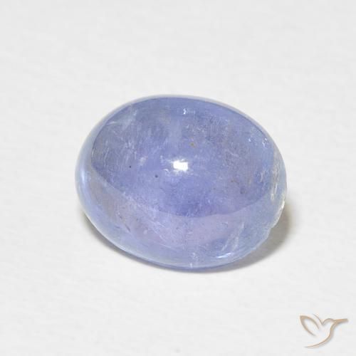 9,17 ctw natürlicher Hellviolettes Blau Tansanit, Oval, Transparent