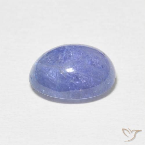 9,17 ctw natürlicher Hellviolettes Blau Tansanit, Oval, Transparent