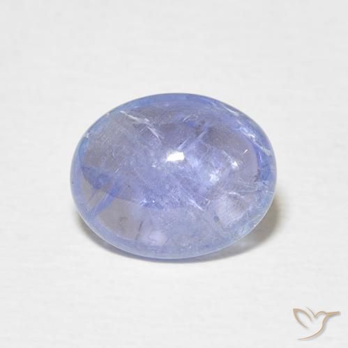 3.01ct Natürlicher Hellviolettes Blau Tansanit, Oval, Transparent