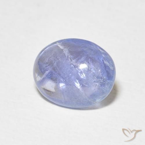 9,17 ctw natürlicher Hellviolettes Blau Tansanit, Oval, Transparent
