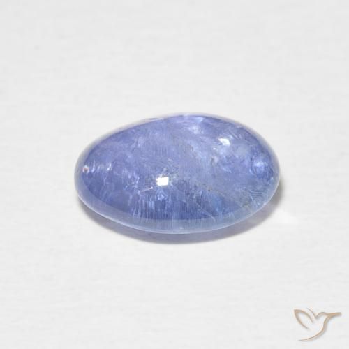 9,17 ctw natürlicher Hellviolettes Blau Tansanit, Oval, Transparent