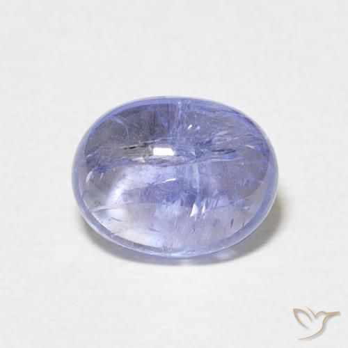 2.83ct Natürlicher hellviolett-blau Tansanit, Oval, Transparent
