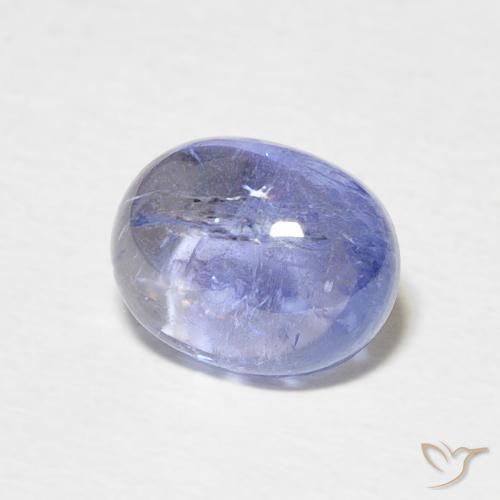 9,17 ctw natürlicher hellviolett-blau Tansanit, Oval, Transparent