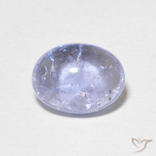 3.51ct Natürlicher Hellviolettes Blau Tansanit, Oval, Transparent