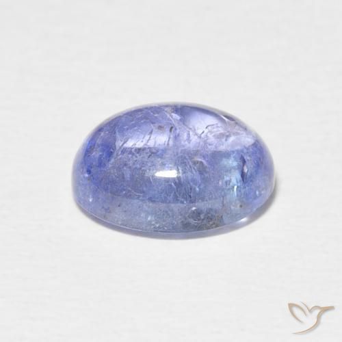9,17 ctw natürlicher Hellviolettes Blau Tansanit, Oval, Transparent