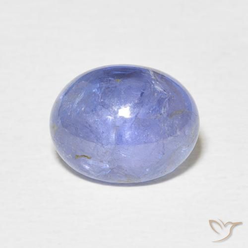 3.69ct Natürlicher violett-blau Tansanit, Oval, Transparent
