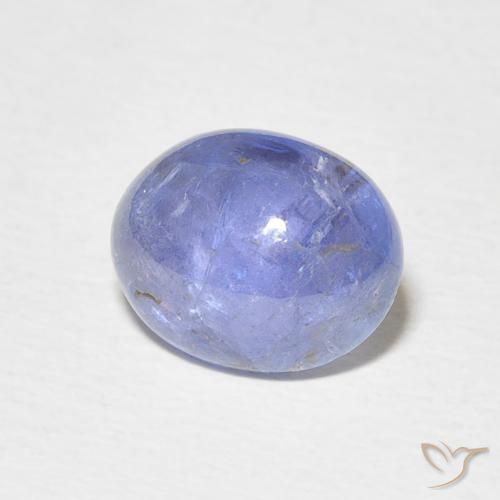 9,17 ctw natürlicher violett-blau Tansanit, Oval, Transparent